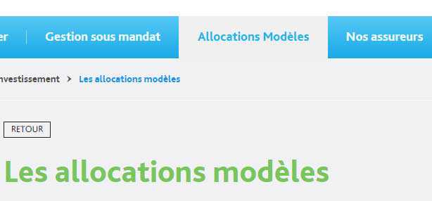 Allocations modèles Assurancevie.com