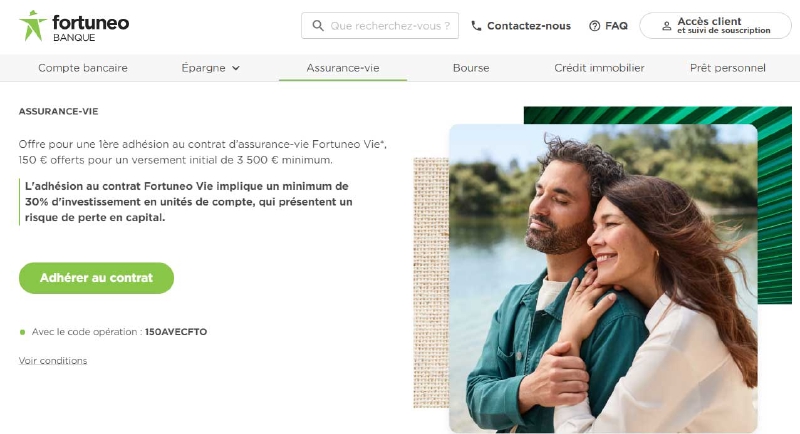 Assurance vie Fortuneo Banque